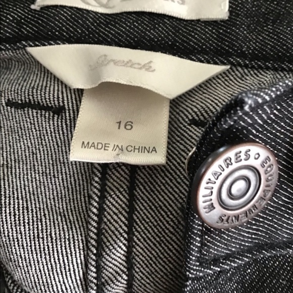 Christopher & Banks Stretch 16 Black-Denim Jeans - Picture 5 of 8